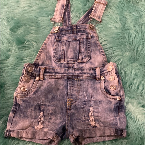 7 For All Mankind Other - Girls 7 for all mankind overall shorts